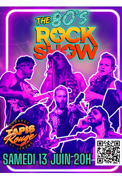 The 80’s Rock Show 13 juin