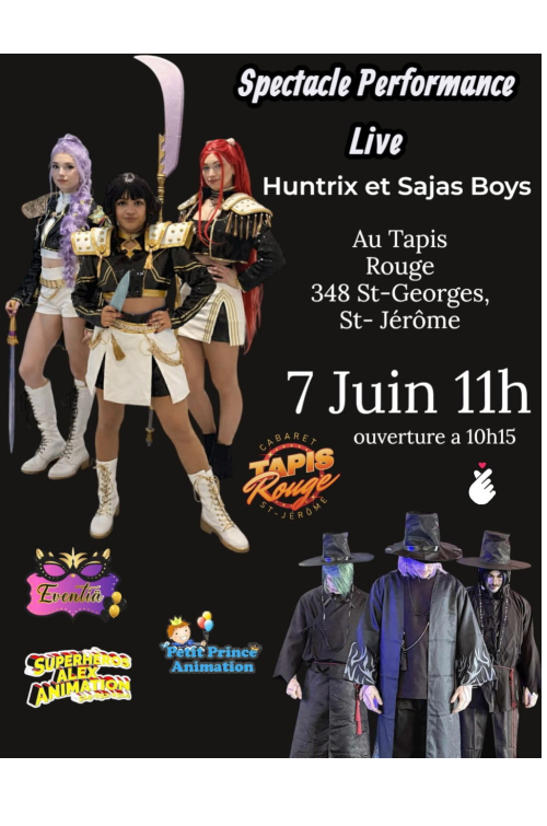 HUNTRIX & SAJA BOYS – L’EXPÉRIENCE K-POP POUR ENFANTS 7 juin